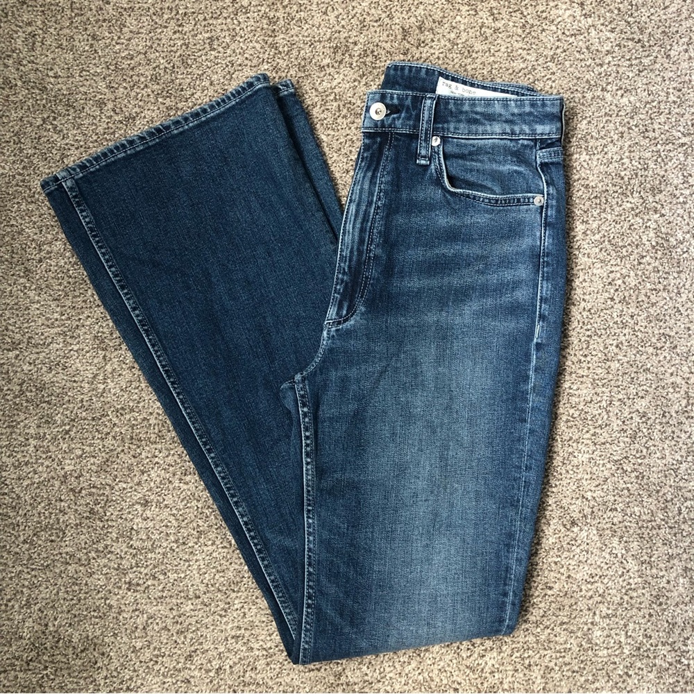 Rag & Bone Casey High-Rise Flare Jeans